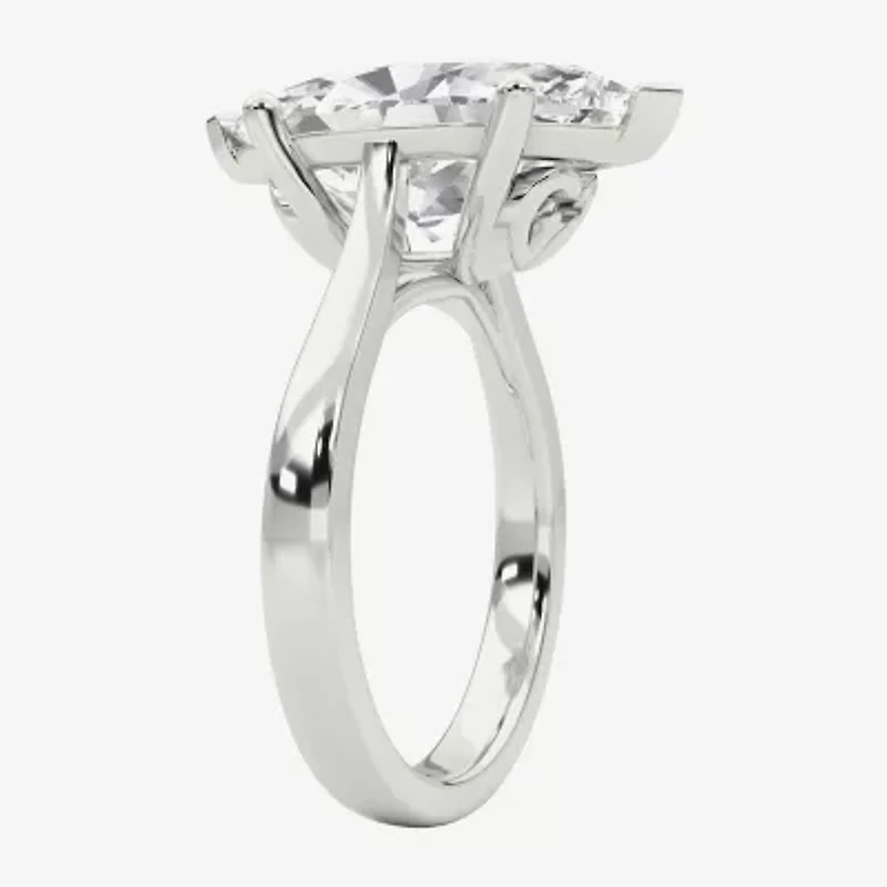 Grown Gorgeous (F / Vs2) Womens 4 1/2 CT. T.W. Lab White Diamond Platinum Marquise Solitaire Engagement Ring