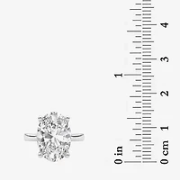 Grown Gorgeous (F / Vs2) Womens 5 5/8 Ct. T.W. Lab White Diamond 14K Gold Oval Solitaire Engagement Ring