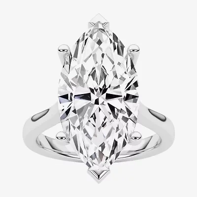 Grown Gorgeous (F / Vs2) Womens 5 5/8 Ct. T.W. Lab White Diamond 14K Gold Marquise Solitaire Engagement Ring