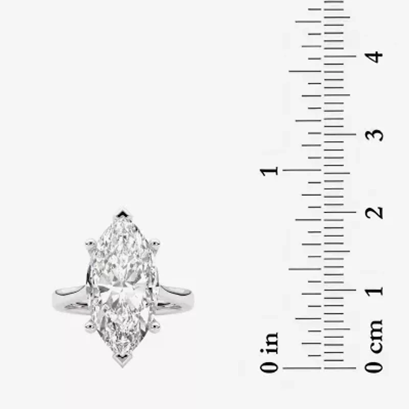 Grown Gorgeous (F / Vs2) Womens 5 5/8 Ct. T.W. Lab White Diamond 14K Gold Marquise Solitaire Engagement Ring