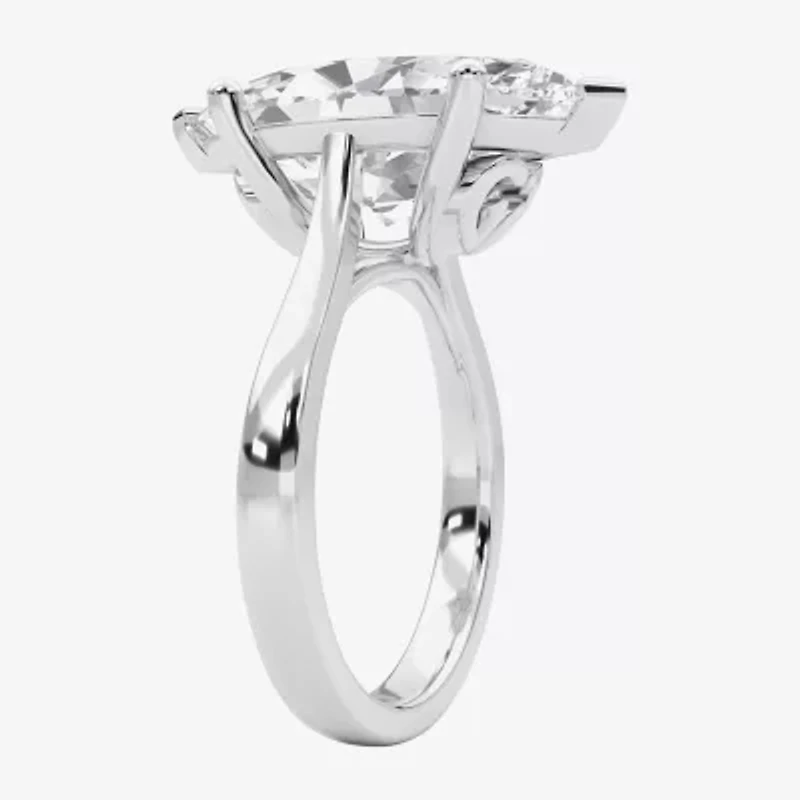 Grown Gorgeous (F / Vs2) Womens 5 5/8 Ct. T.W. Lab White Diamond 14K Gold Marquise Solitaire Engagement Ring