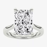 Grown Gorgeous (F / Vs2) Womens / Ct. T.W. Lab White Diamond 14K Gold Rectangular Solitaire Engagement Ring