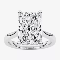 Grown Gorgeous (F / Vs2) Womens / Ct. T.W. Lab White Diamond 14K Gold Rectangular Solitaire Engagement Ring