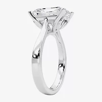 Grown Gorgeous (F / Vs2) Womens / Ct. T.W. Lab White Diamond 14K Gold Rectangular Solitaire Engagement Ring