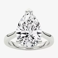 Grown Gorgeous (F / Vs2) Womens / CT. T.W. Lab White Diamond Platinum Pear Solitaire Engagement Ring