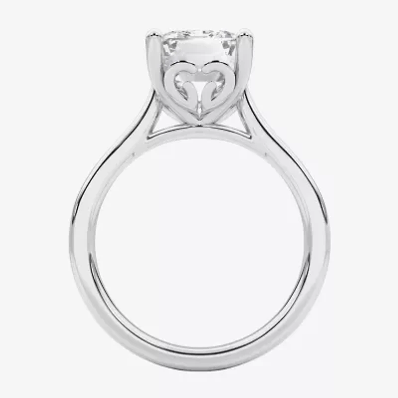 Grown Gorgeous (F / Vs2) Womens 3 3/4 CT. T.W. Lab White Diamond 14K Gold Solitaire Engagement Ring