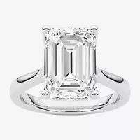 Grown Gorgeous (F / Vs2) Womens 3 3/4 CT. T.W. Lab White Diamond 14K Gold Solitaire Engagement Ring