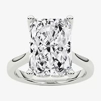 Grown Gorgeous (F / Vs2) Womens 4 1/2 CT. T.W. Lab White Diamond Platinum Rectangular Solitaire Engagement Ring