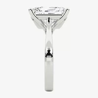 Grown Gorgeous (F / Vs2) Womens 4 1/2 CT. T.W. Lab White Diamond Platinum Rectangular Solitaire Engagement Ring
