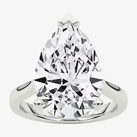Grown Gorgeous (F / Vs2) Womens 5 5/8 Ct. T.W. Lab White Diamond Platinum Pear Solitaire Engagement Ring