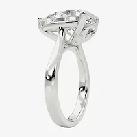 Grown Gorgeous (F / Vs2) Womens 5 5/8 Ct. T.W. Lab White Diamond Platinum Pear Solitaire Engagement Ring