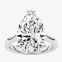 Grown Gorgeous (F / Vs2) Womens 4 1/2 CT. T.W. Lab White Diamond 14K Gold Pear Solitaire Engagement Ring