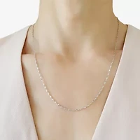 Made in Italy Womens 10K Gold 22 Inch Singapore Chain Necklace