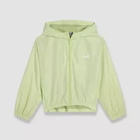 PUMA Big Kid Girls Lightweight Windbreaker