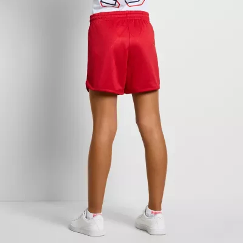 PUMA Big Kid Girls Mid Rise Pull-On Short