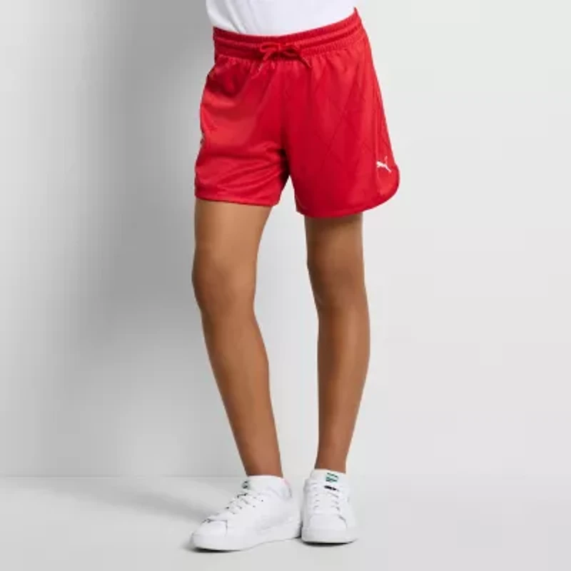 PUMA Big Kid Girls Mid Rise Pull-On Short