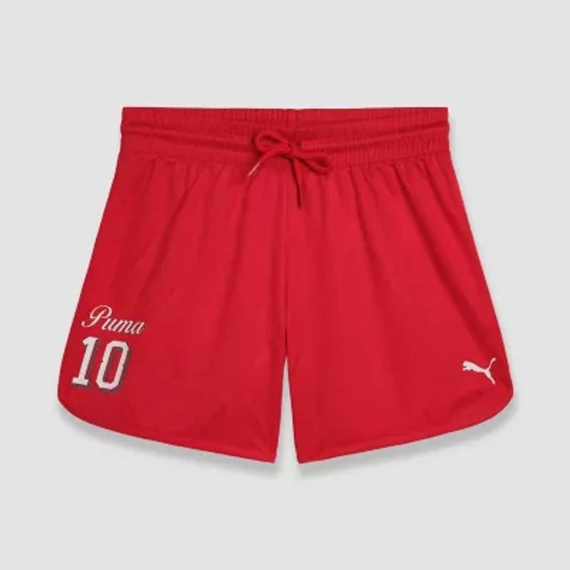 PUMA Big Kid Girls Mid Rise Pull-On Short