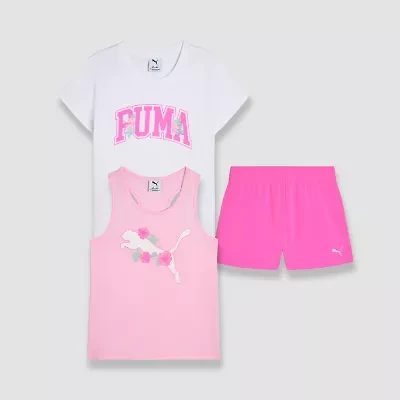 PUMA Big Kid Girls 2-pc. Short Set