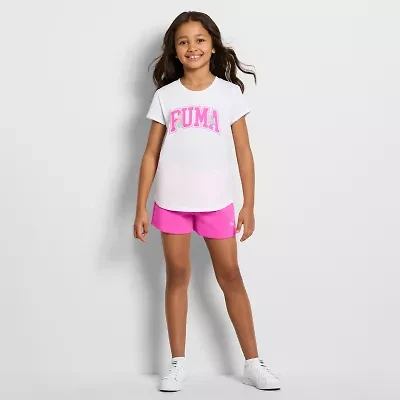 PUMA Big Kid Girls 2-pc. Short Set