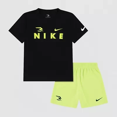 Nike 3BRAND by Russell Wilson Little Boys 2-pc. Short Set