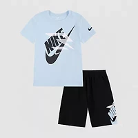 Nike 3BRAND by Russell Wilson Little Boys 2-pc. Short Set
