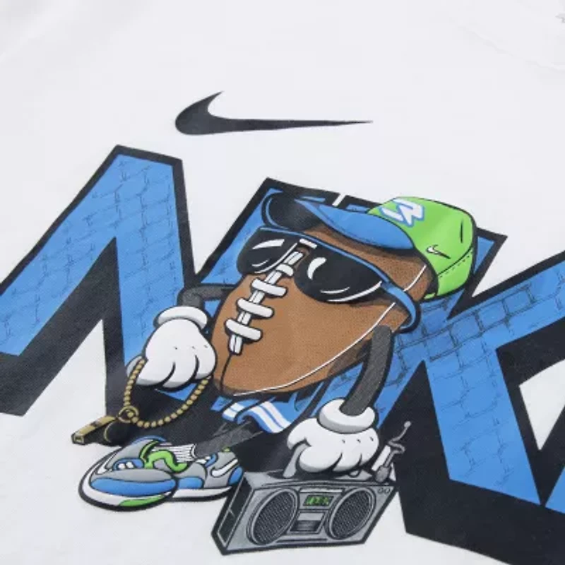 Nike 3BRAND by Russell Wilson Big Kid Boys Crew Neck Short Sleeve Regular Fit Graphic T-Shirt
