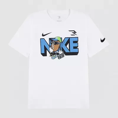 Nike 3BRAND by Russell Wilson Big Kid Boys Crew Neck Short Sleeve Regular Fit Graphic T-Shirt