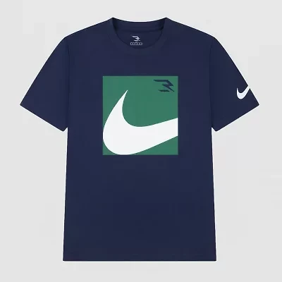Nike 3BRAND by Russell Wilson Big Kid Boys Crew Neck Short Sleeve Regular Fit Graphic T-Shirt