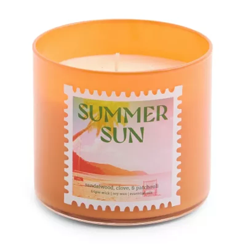 Distant Lands 14oz Summer Sun 3-Wick Scented Jar Candle