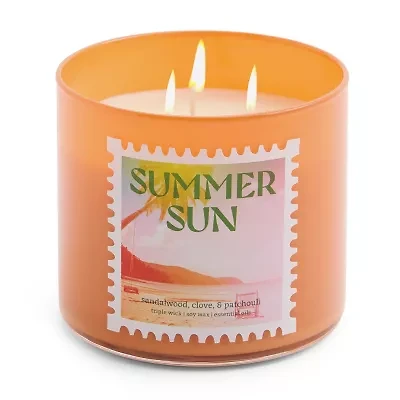Distant Lands 14oz Summer Sun 3-Wick Scented Jar Candle