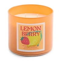 Distant Lands 14oz Lemon Berry 3-Wick Scented Jar Candle
