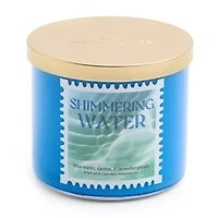Distant Lands 14oz Shimmering Water 3-Wick Scented Jar Candle
