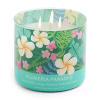 Distant Lands 14oz Plumeria Paradise 3-Wick Scented Jar Candle
