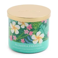 Distant Lands 14oz Plumeria Paradise 3-Wick Scented Jar Candle