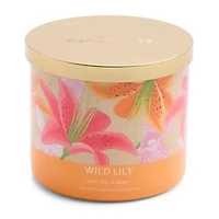Distant Lands 14oz Wild Lily 3-Wick Scented Jar Candle