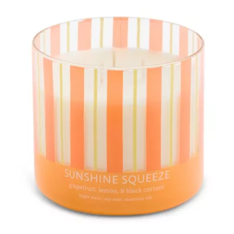 Distant Lands 14oz Sunshine Squeeze 3-Wick Scented Jar Candle