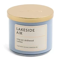 Distant Lands 14oz Lakeside Air 3-Wick Scented Jar Candle