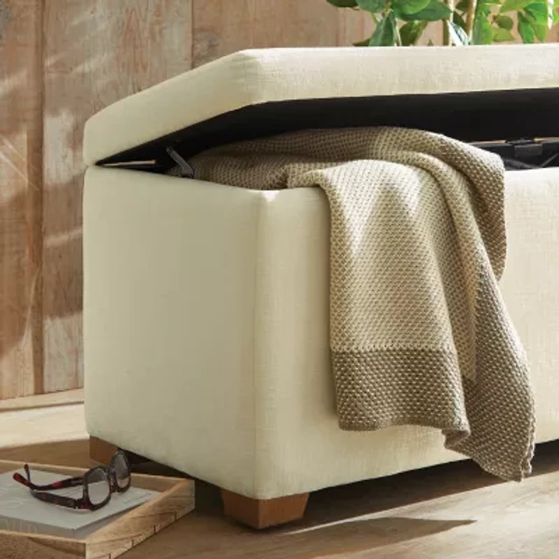 Linden Street Alcorn 36" Upholstered Storage Bench