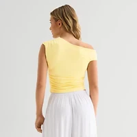 Forever 21 Womens Juniors Off The Shoulder Top