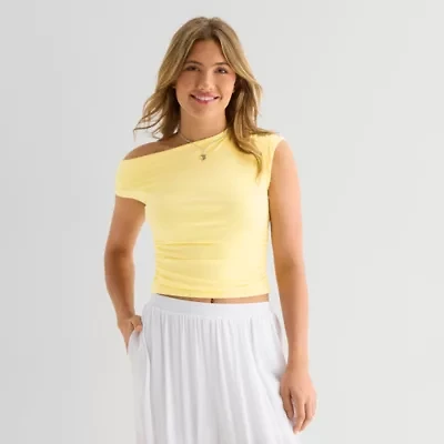 Forever 21 Womens Juniors Off The Shoulder Top