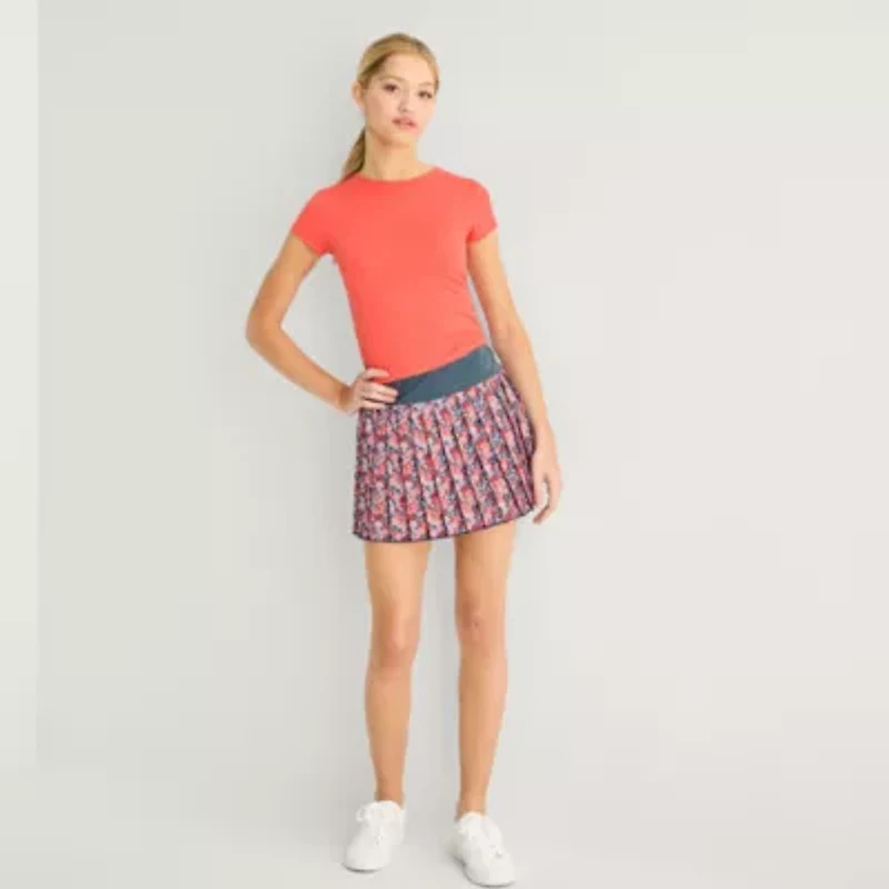 Arizona Smooth Womens Juniors Round Neck Short Sleeve T-Shirt