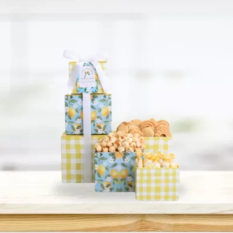 Alder Creek Lemon Twist 3-High  Tower Easter Food Set