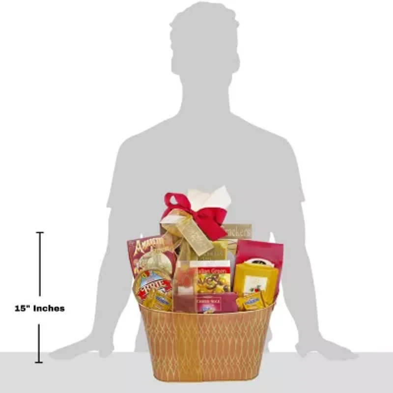 Alder Creek Lasting Impressions Gift Basket Food Set