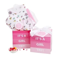 Alder Creek Its A Girl Baby Gift Box Food Set