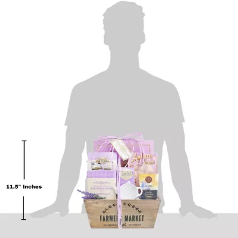 Alder Creek Time For Tea Lavender Gift Food Set