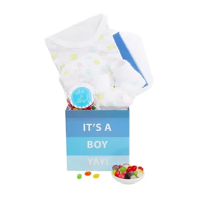 Alder Creek Its A Boy Baby Gift Box Food Set