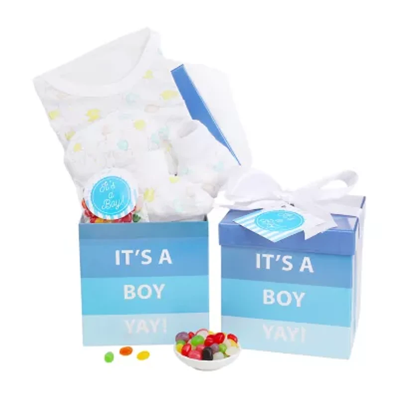Alder Creek Its A Boy Baby Gift Box Food Set