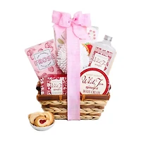 Alder Creek White Tea And Ginger Spa Basket Chocolate Gift Set