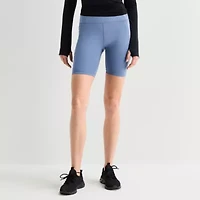 Xersion EverUltra™ Womens 8" High Rise Stretch Fabric Quick Dry Bike Short