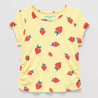Thereabouts Little & Big Kid Girls Round Neck Short Sleeve T-Shirt
